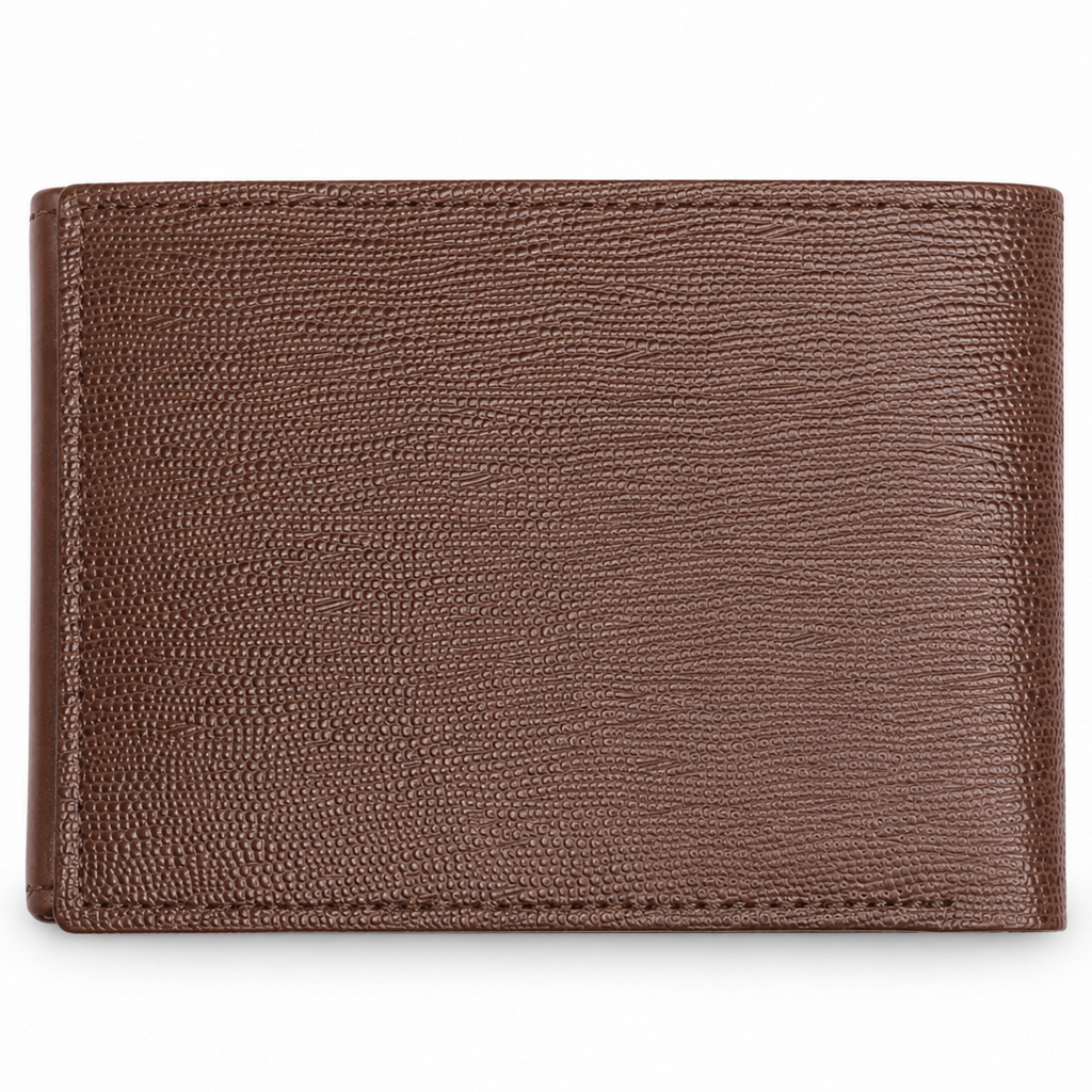 Heritage Luxe Textured Leather Wallet