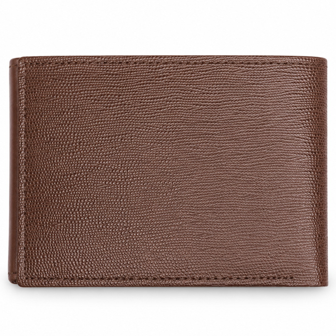 Heritage Luxe Textured Leather Wallet