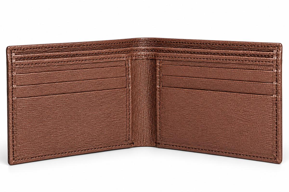 Heritage Luxe Textured Leather Wallet