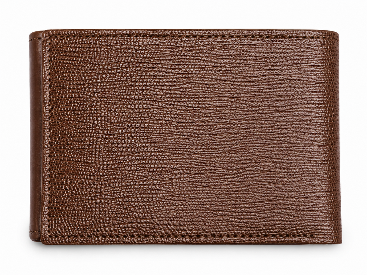 Heritage Luxe Textured Leather Wallet