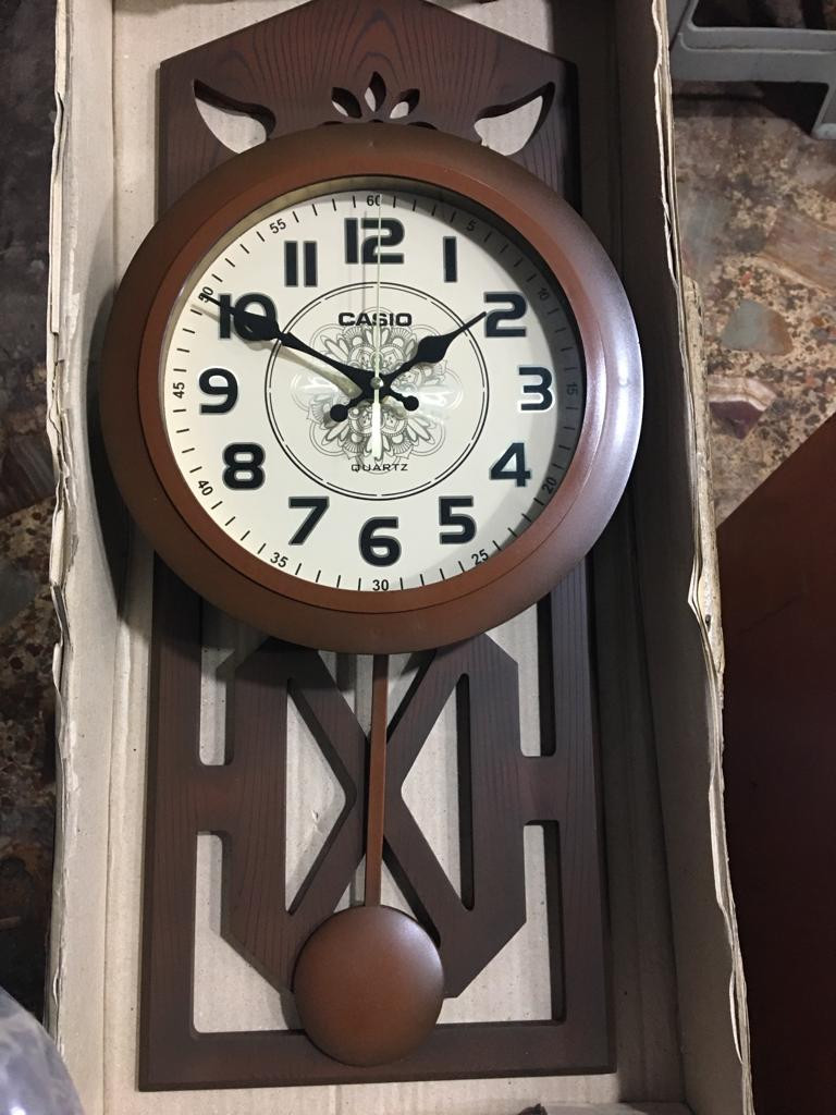Fine Quality Wooden, Pendulum Wall Clock Imported !